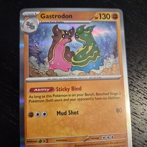 Pokemon Gastrodon Holo Orange Pink Green Card